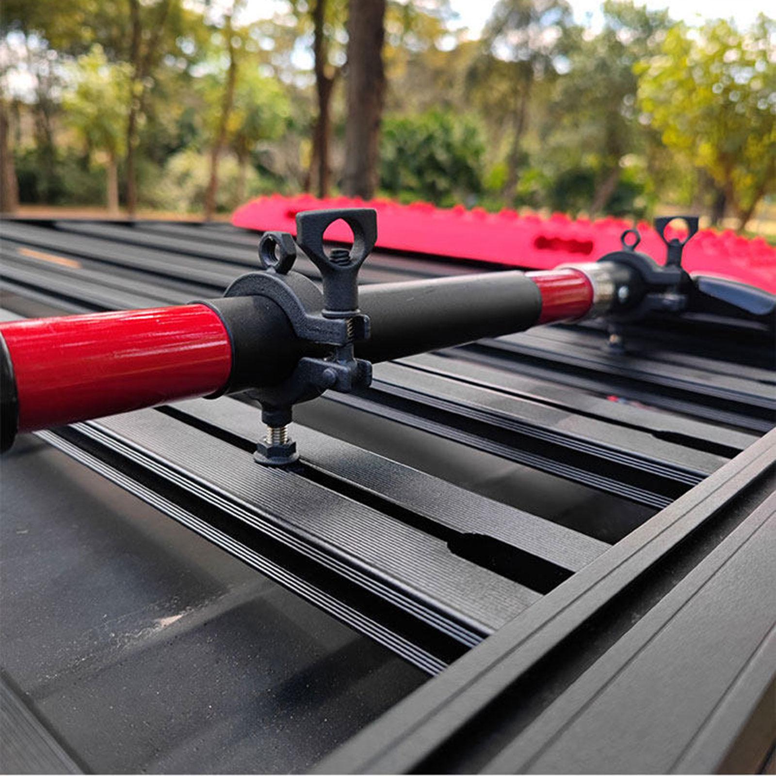 Outdoor Adventure Utv - 2 Buah Dudukan Rak Atap Logam