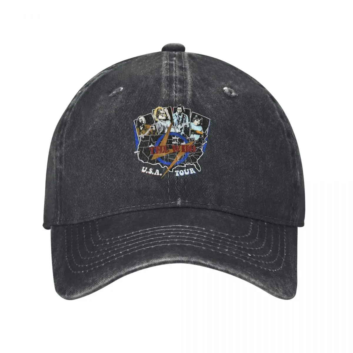 Outdoor Adventure Usa - Topi Denim Vintage The Who Usa