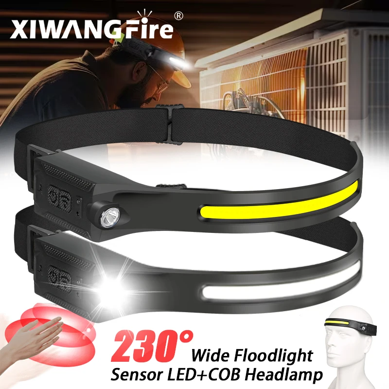 Outdoor Adventure Camp - Lampu Kepala LED Isi Ulang, 3