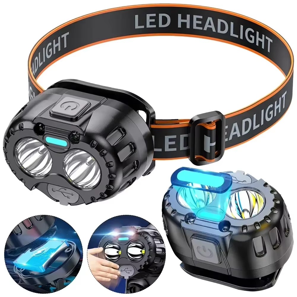 Outdoor Adventure Camp - Lampu Kepala LED Kuat Tahan Air