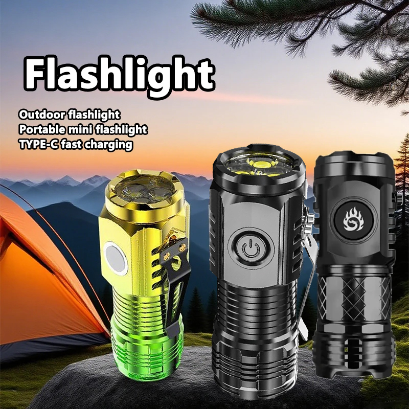 Outdoor Adventure Camp - Senter LED MINI Super Terang, Lampu