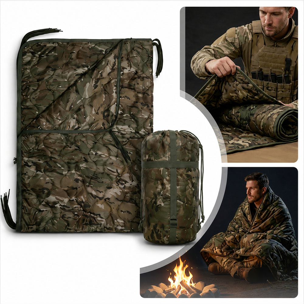 Selimut Camping Kamuflase deng - Outdoor Adventure Quilt ulasan dan harga