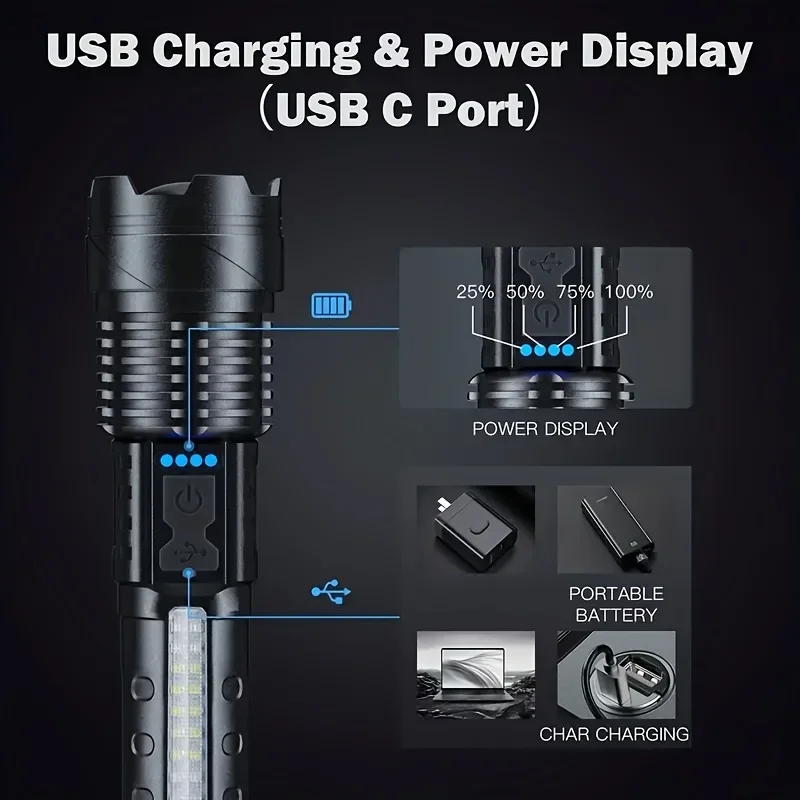 Senter LED XHP50 yang Kuat, Ta - Outdoor Adventure Camp ulasan dan harga