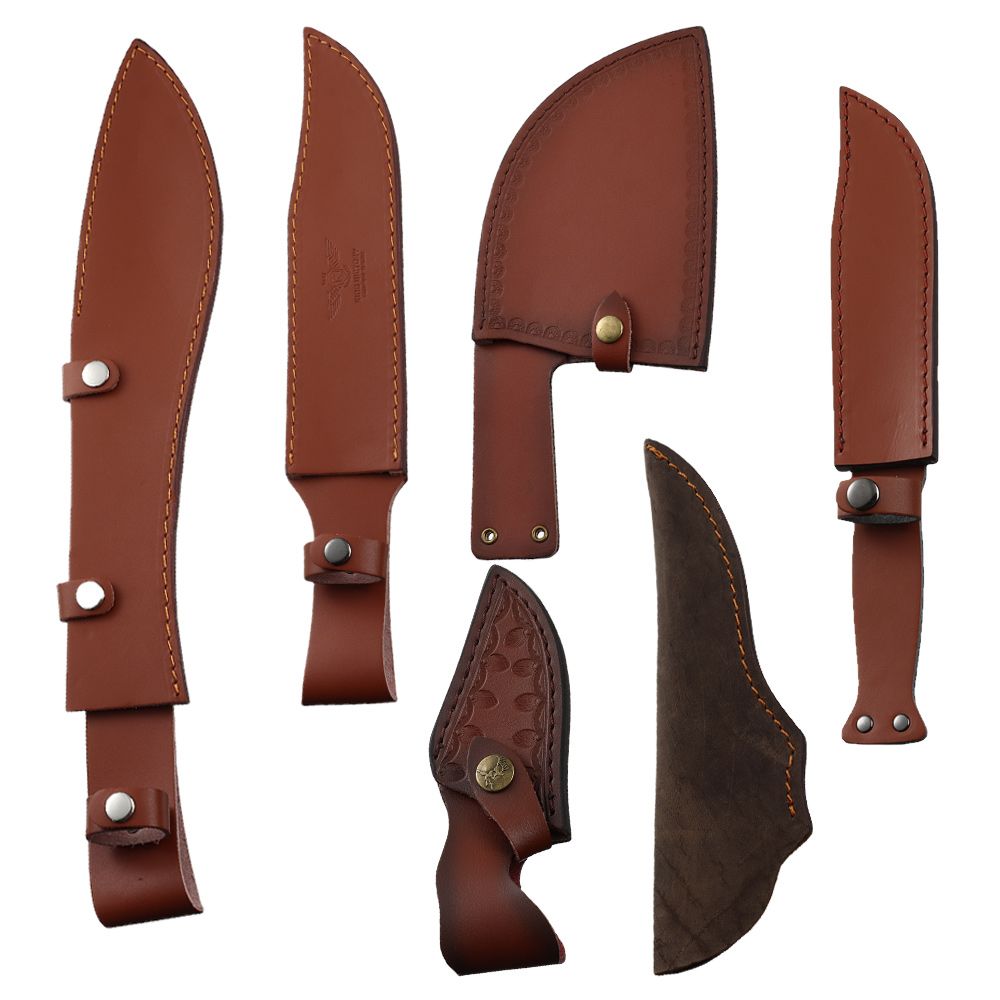 Sarung Kulit Coklat untuk Sent - Camp Knife Multi ulasan dan harga
